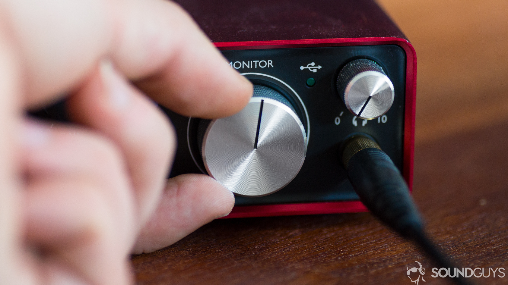 beyerdynamic-dt-770-studio-80-ohm-monitor A photo of the Beyerdynamic DT 770 Studio 80 Ohm in use with a Scarlett 2i2 interface.