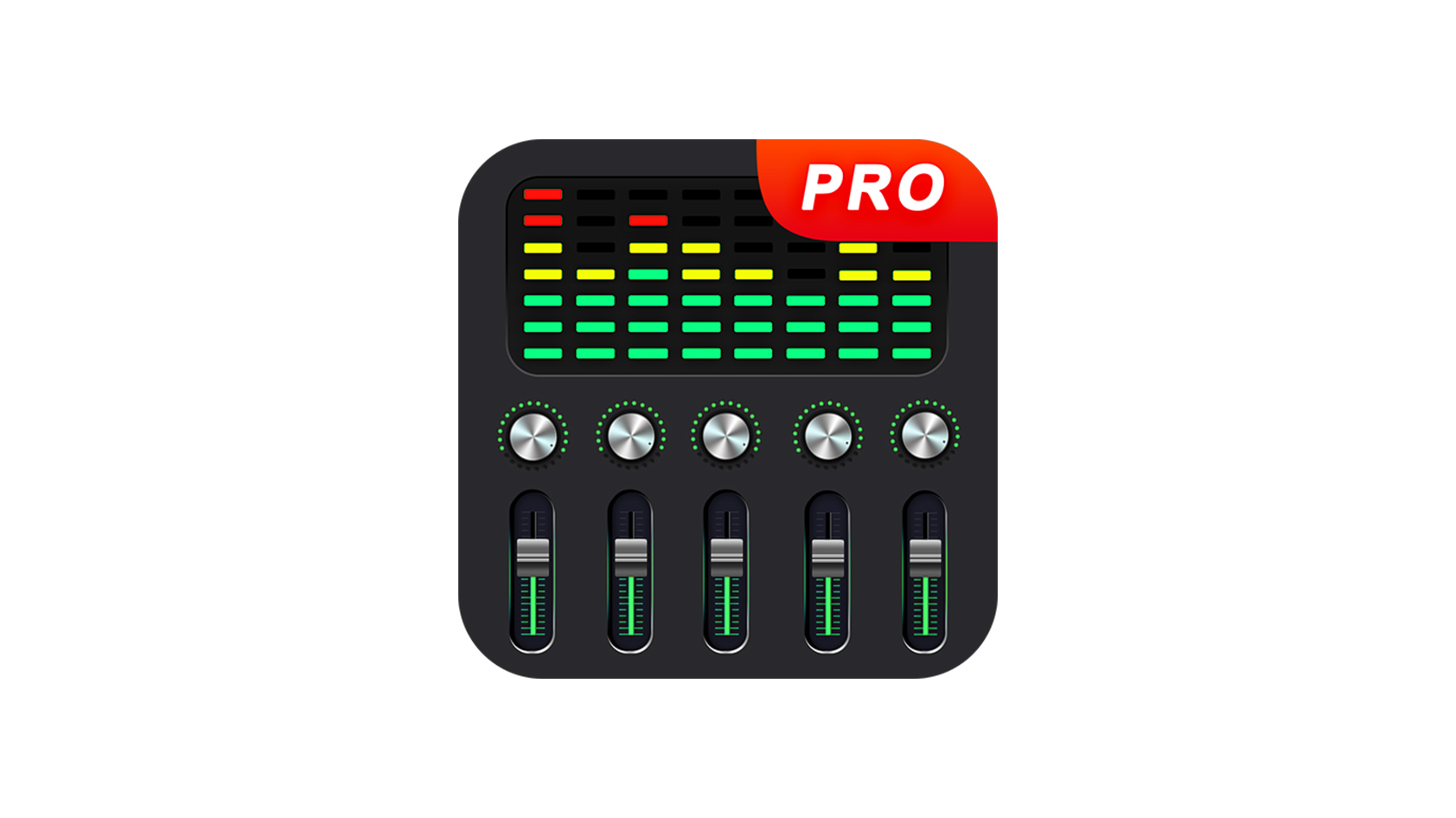 equalizer fx pro app icon The Equalizer FX Pro app icon against a white backdrop.