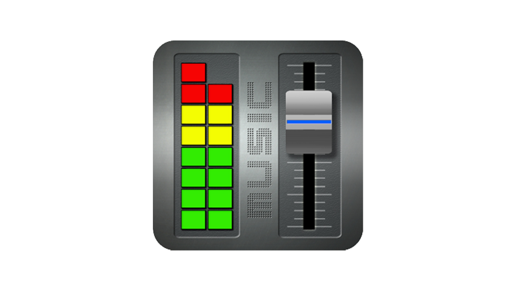music volume eq app logo.png The Music Volume EQ app icon against a white background.