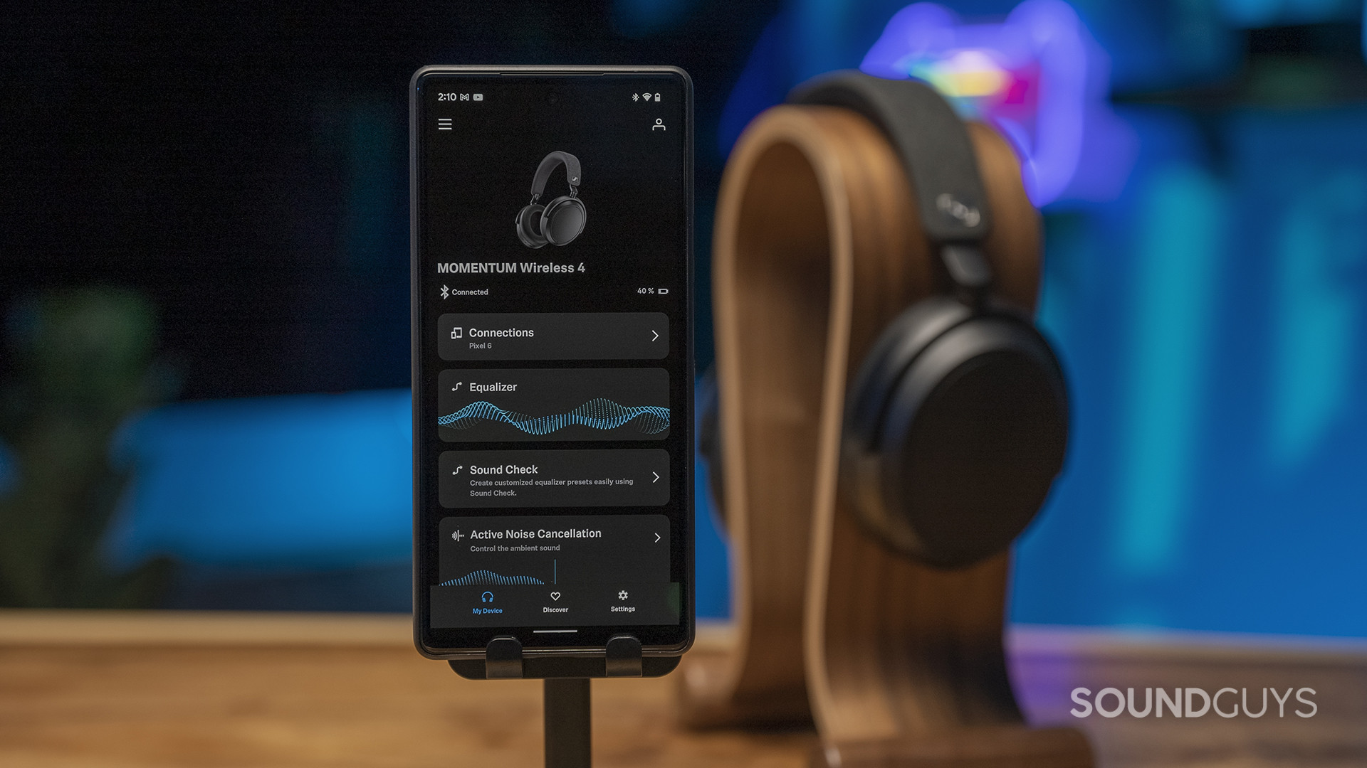 sennheiser-momentum-4-wireless-app The Sennheiser Momentum 4 Wireless has a lot of features accessible via the app.