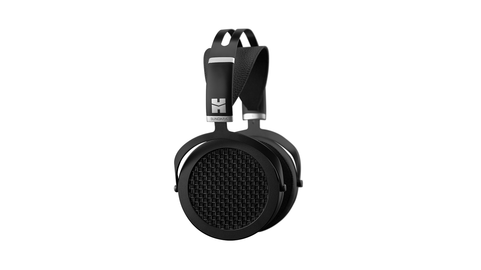 Hifiman Sundara full product The Hifiman Sundara headphones in black against a white background.