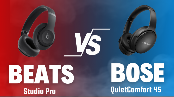 Beats Studio Pro vs Bose QuietComfort 45 Beats Studio Pro vs Bose QuietComfort 45
